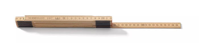 Hultafors 106010 Wooden 2m Folding Rule Natural HF 600