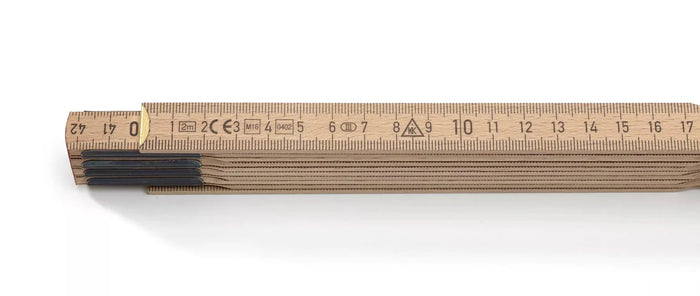 Hultafors 106010 Wooden 2m Folding Rule Natural HF 600