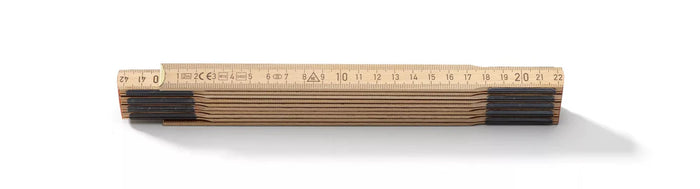 Hultafors 106010 Wooden 2m Folding Rule Natural HF 600