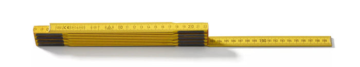 Hultafors 106610 Wooden 2m Folding Rule Yellow HF 600