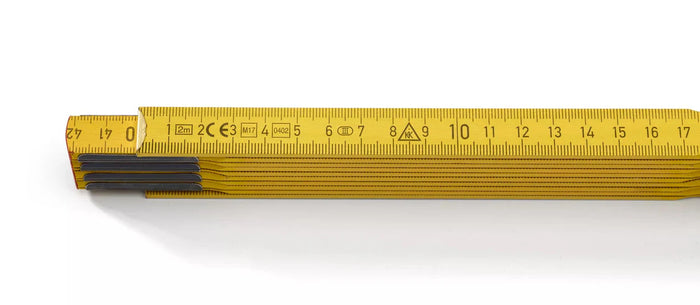 Hultafors 106610 Wooden 2m Folding Rule Yellow HF 600