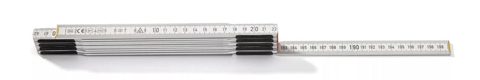 Hultafors 106710 Wooden 2m Folding Rule White HF 600