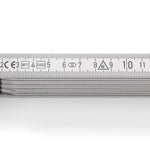 Hultafors 106710 Wooden 2m Folding Rule White HF 600