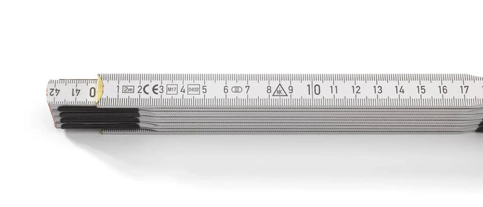 Hultafors 106710 Wooden 2m Folding Rule White HF 600