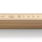 Hultafors 108010 Wooden 2m Folding Rule Natural, Blockmeter B3500
