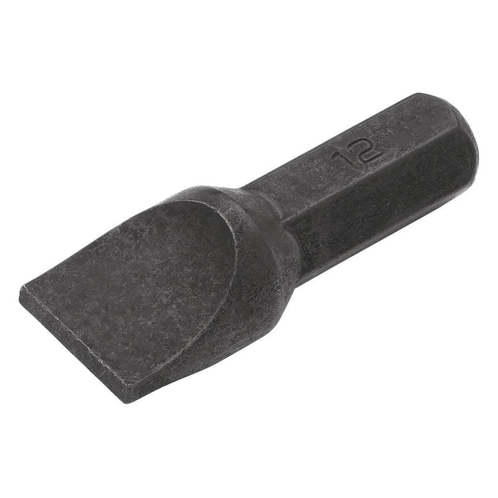 Draper Tools 12mm Plain Slot Impact Screwdriver Bit 10818
