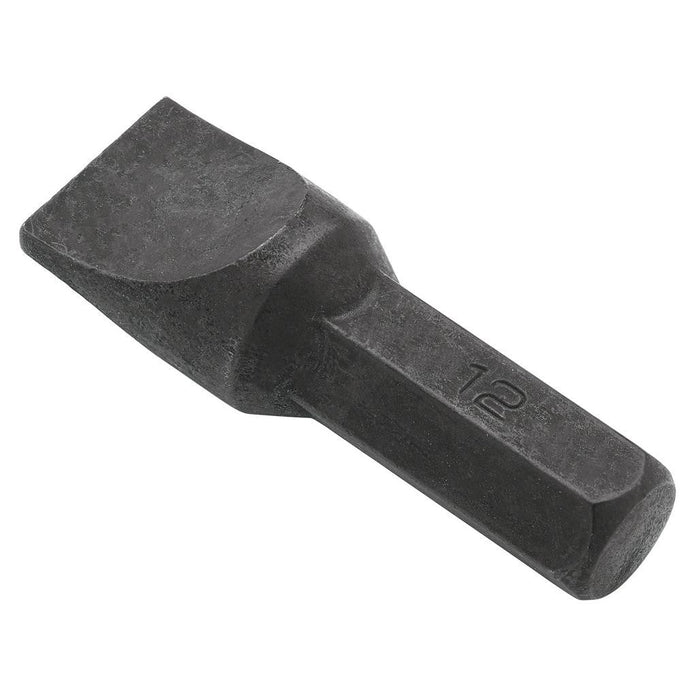 Draper Tools 12mm Plain Slot Impact Screwdriver Bit 10818