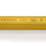 Hultafors 108610 Wooden 2m Folding Rule Yellow, Blockmeter B3500