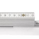 Hultafors 108710 Wooden 2m Folding Rule White, Blockmeter B3500