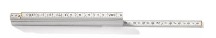 Hultafors 108710 Wooden 2m Folding Rule White, Blockmeter B3500