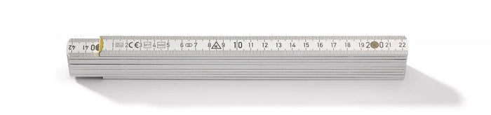 Hultafors 108710 Wooden 2m Folding Rule White, Blockmeter B3500