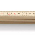 Hultafors 109011 Wooden 2m Folding Rule Natural, Blockmeter H4000