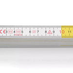 Hultafors 109311 Wooden 2m Folding Rule White/Yellow, Blockmeter H4000
