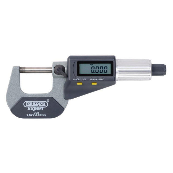 Draper Expert Digital External Micrometer 0-25mm 10958