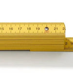 Hultafors 109611 Wooden 2m Folding Rule Yellow, Blockmeter H4000