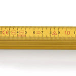 Hultafors 109611 Wooden 2m Folding Rule Yellow, Blockmeter H4000