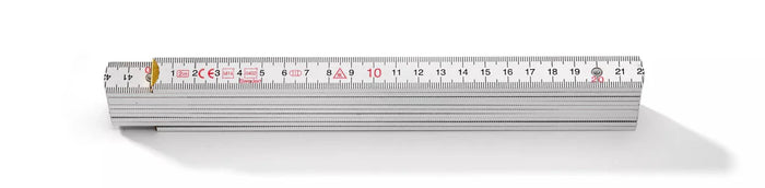 Hultafors 109711 Wooden 2m Folding Rule White, Blockmeter H4000
