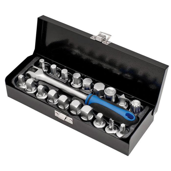 Draper Oil Drain Sump Plug Key Set, 3/4