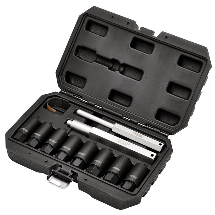 Draper Locking Wheel Nut Removal Set 10PC
