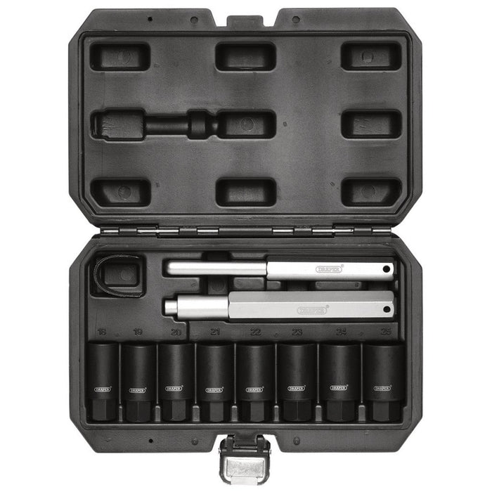 Draper Locking Wheel Nut Removal Set 10PC