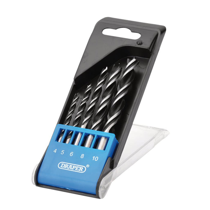 Draper Brad Point Drill Bit Set - 5Pc