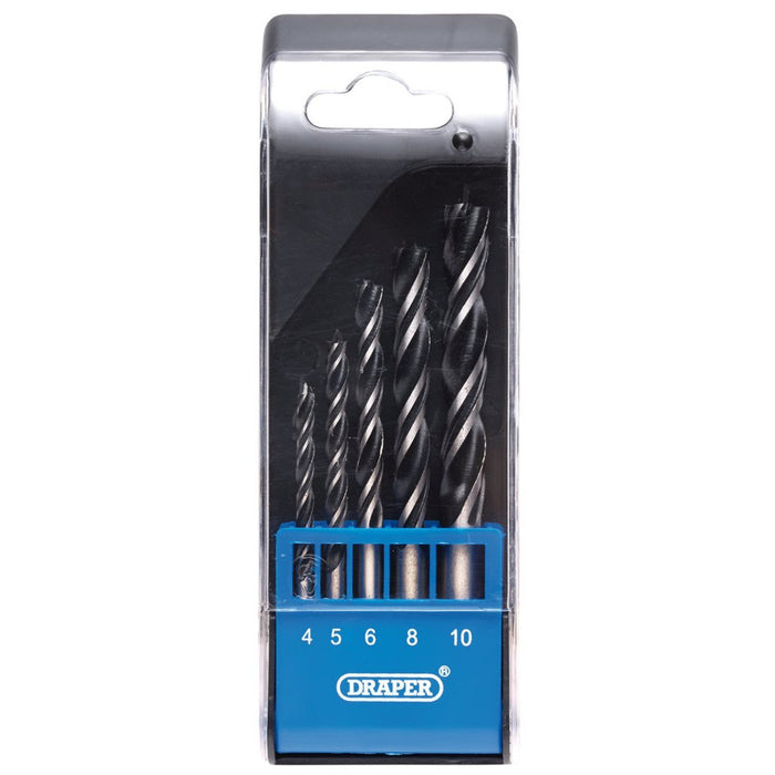 Draper Brad Point Drill Bit Set - 5Pc