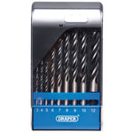Draper Brad Point Drill Bit Set - 9Pc
