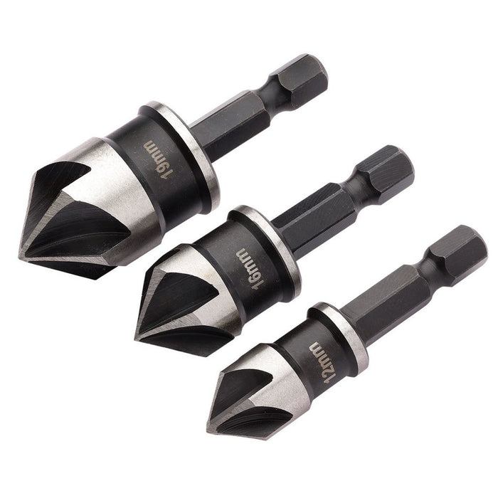 Draper Countersink Set - 3Pcs