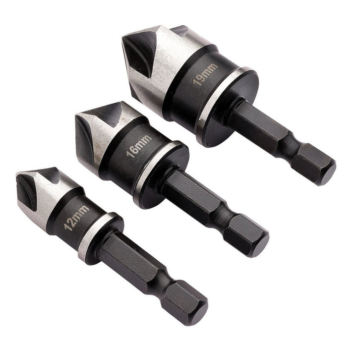Draper Countersink Set - 3Pcs