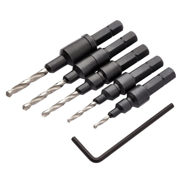 Draper Countersink Bit Set - 5Pcs