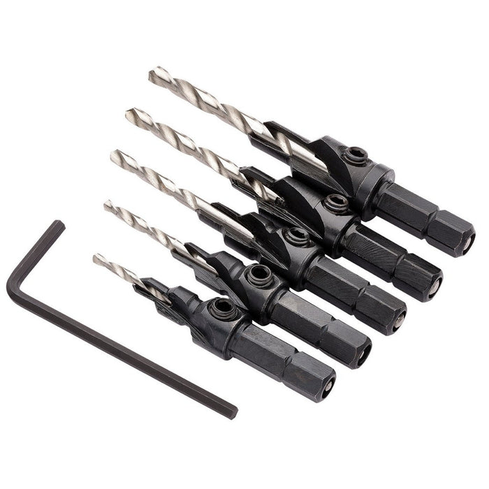 Draper Countersink Bit Set - 5Pcs