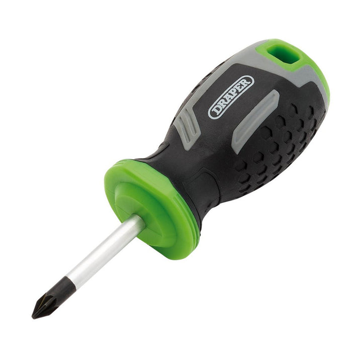 Draper PZ1 x 38mm Pozi Soft Grip Screwdriver