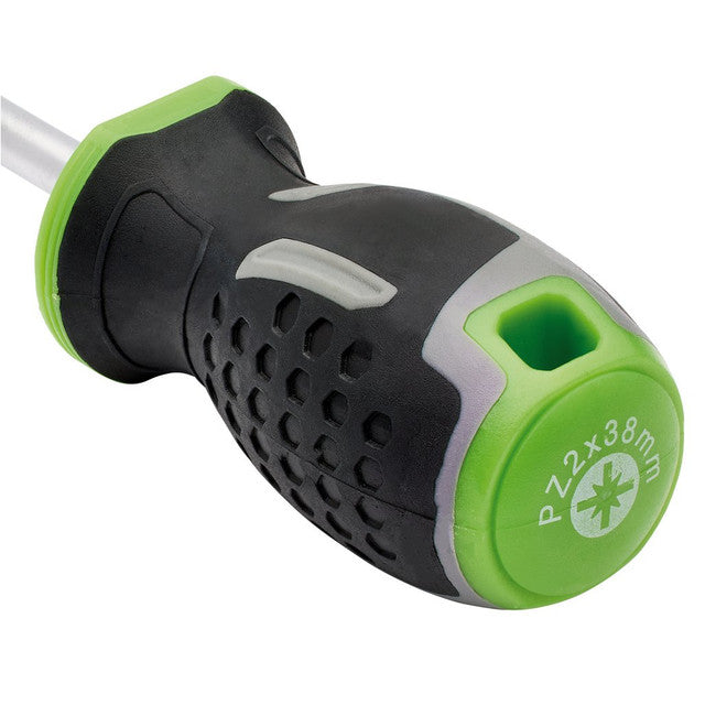 Draper PZ2x38mm Pozi Soft Grip Screwdriver