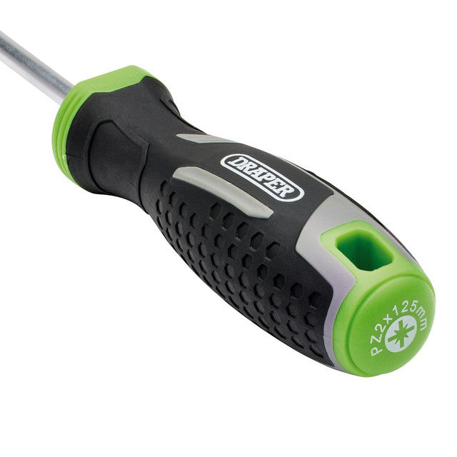 Draper PZ2 x 125mm Pozi Soft Grip Screwdriver