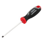 Draper 4 x 100mm Slotted Soft Grip Screwdriver
