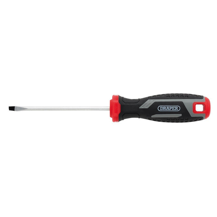 Draper 4 x 100mm Slotted Soft Grip Screwdriver