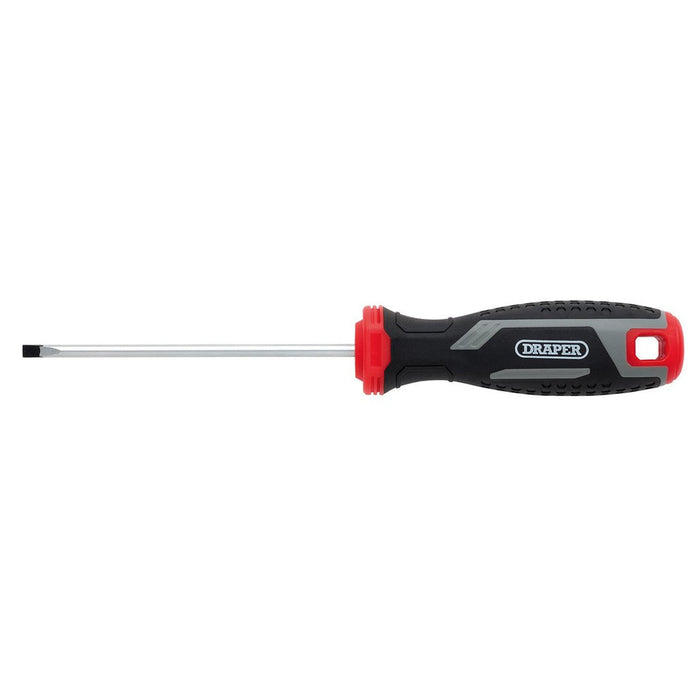 Draper 4 x 100mm Slotted Parallel Soft Grip Screwdriver