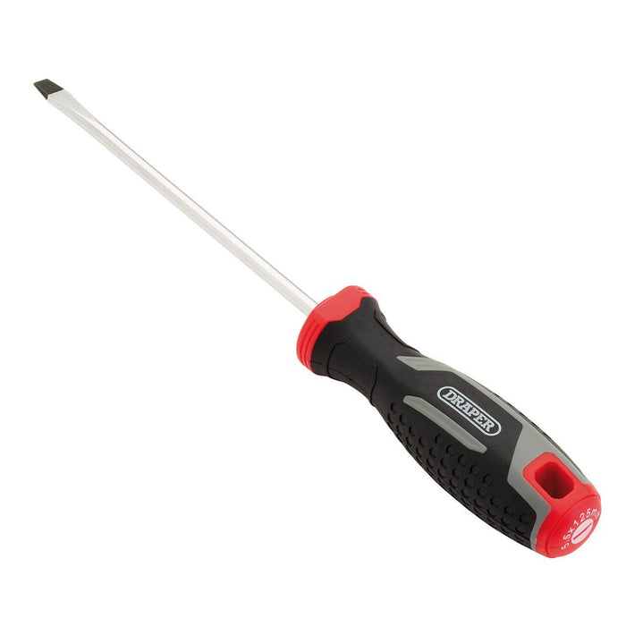 Draper 5.5 x 125mm Slotted Soft Grip Screwdriver