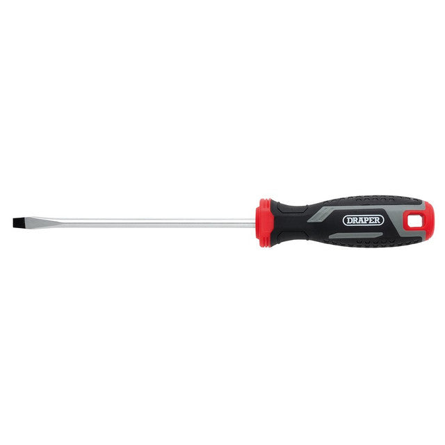 Draper 6 x 150mm Slotted Soft Grip Screwdriver