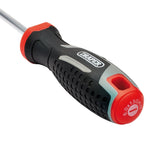 Draper 6 x 150mm Slotted Soft Grip Screwdriver