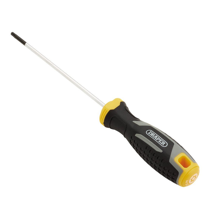 Draper T15H x 100mm Tamper-Resistant Torx Soft Grip Screwdriver