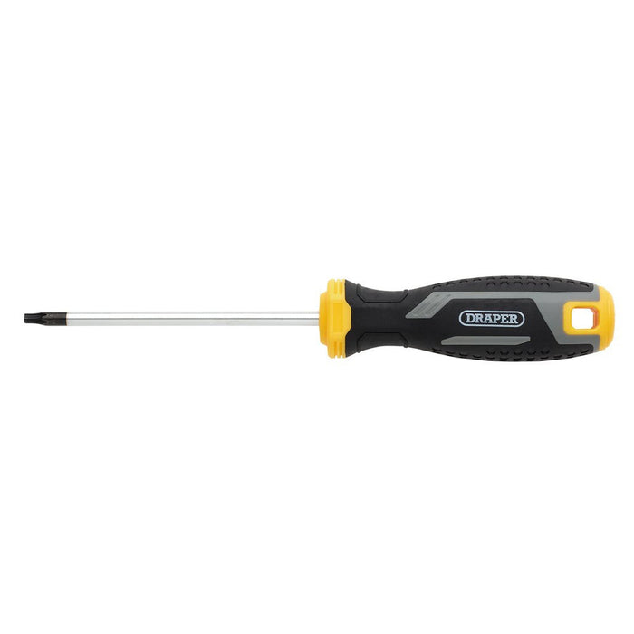 Draper T20H x 100mm Tamper-Resistant Torx Soft Grip Screwdriver
