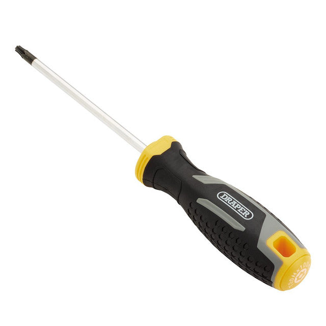 Draper T20H x 100mm Tamper-Resistant Torx Soft Grip Screwdriver
