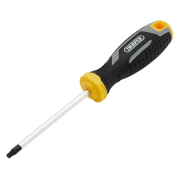 Draper T25H x 100mm Tamper-Resistant Torx Soft Grip Screwdriver