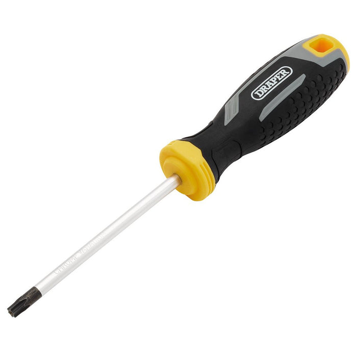 Draper T30H x 100mm Tamper-Resistant Torx Soft Grip Screwdriver