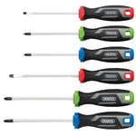 Draper Soft Grip Screwdriver Set 6 Piece