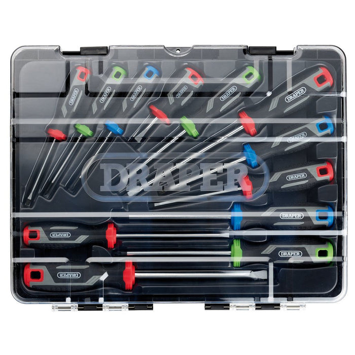 Draper Soft Grip Screwdriver Set 12 Piece