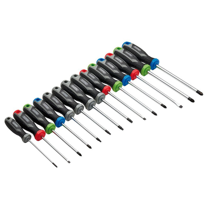 Draper Soft Grip Screwdriver Set 14 Piece