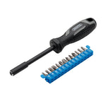 Draper Soft Grip Magnetic Screwdriver & Bit Set 1/4