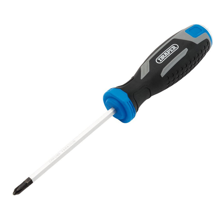 Draper PH1 x 100mm Phillilps Pound Thru Soft Grip Screwdriver